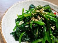 涼拌菠菜시금치나물