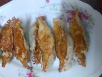 かにの韭菜煎餃