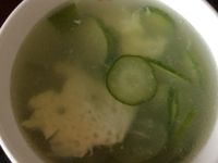小黃瓜蛋花湯
