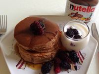 Nutella好滋味早餐巧克力舒芙蕾鬆餅