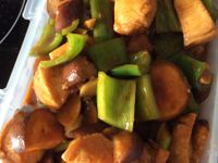 爆炒茄子雞丁
