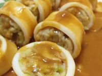 咖哩花枝飯捲