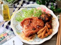 蜜汁烤雞腿排【自然好油x茶籽堂】