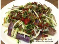 涼拌紫茄櫛瓜