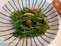 炒水蓮 蒜香版