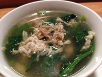 魩仔魚菠菜湯