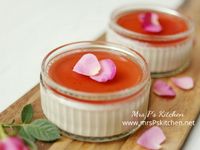 玫瑰洛神花奶酪  Panna Cotta