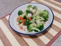 干貝清炒綠花椰菜