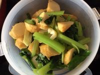 甜不辣炒油菜