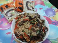 牛肉絲炒麵(五木拉麵)