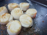 奶油干貝燒