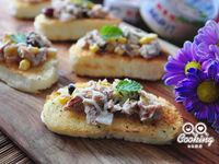 鮪魚沙拉饅頭脆餅【新東陽鮪魚片】