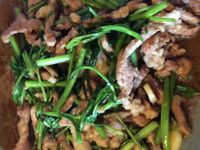 空心菜炒豬肉