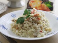 奶油鮭魚燉飯_小七食堂