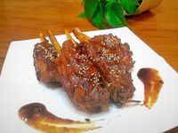 蜜汁豬腿排