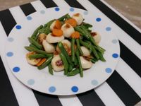 魚丸炒四季豆