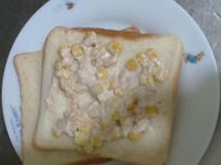 玉米鮪魚沙拉三明治 滿分早點X桂冠沙拉