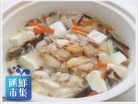 蟹管肉豆腐羹