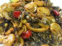 酸菜炒麵腸(很棒的下飯菜)