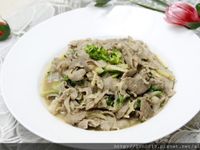 味噌薑燒梅花豬肉片