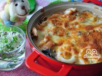 焗烤奶油白菜【大同電烤爐】