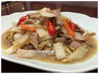 酸白菜炒肉片