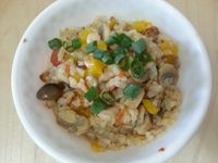 蕃茄豬肉菇菇燉飯【副食品10M】