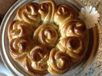 Rose Bread-玫瑰花型麵包❤!!