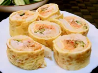 白斬雞變身蛋皮壽司【桂丁土雞創意吃】