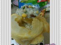 酥皮康寶海鮮什錦濃湯粥