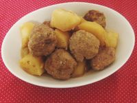 便當菜-馬鈴薯燒肉丸【淬釀真心食堂】