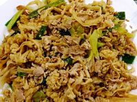 花椰菜干炒肉絲