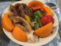 甜柿骰子牛肉