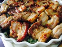 鹹豬肉烤飯