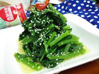 快速上菜─燙菠菜「味之素品牌」高鮮味精