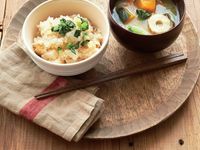 LE CREUSET蘿蔔蒸飯佐冬蔬味增湯