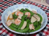 碗豆炒蝦仁