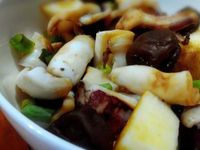 涼拌茶梅蘋果小管【澎湖野生水產】
