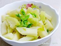 蒜苗炒大頭菜