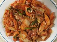 泡菜炒雞柳