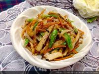 肉絲炒豆干