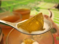 綠茶凍凍果