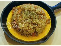 小鑄鐵鍋料理-黃金烘蛋炒飯