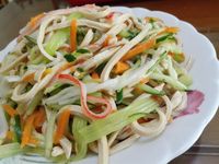 涼拌蟹肉干絲