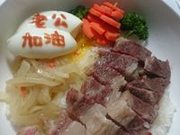 蕃茄醬懶人料理-美味牛排丼（2大1小）