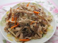 木耳炒肉絲