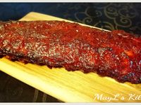 美式烤豬肋骨 BBQ Pork Ribs