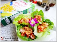 蘿蔓甜蝦舟～～～『雀巢玉米脆片』