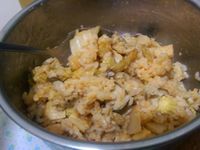 泡菜拌飯