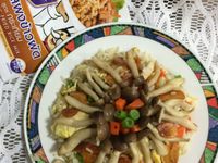 蒜香菇菇炒飯【全聯快炒包料理】